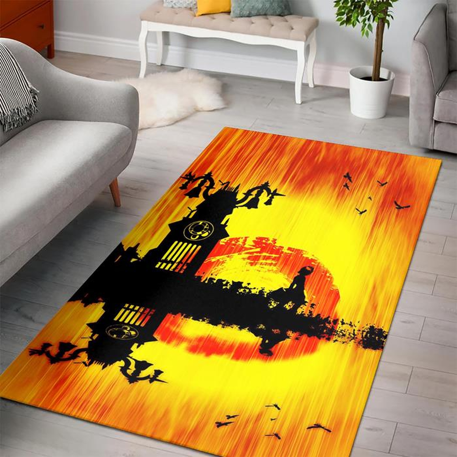Kingdom Hearts Roxas Rug - Unique Anime Apparel for Fans