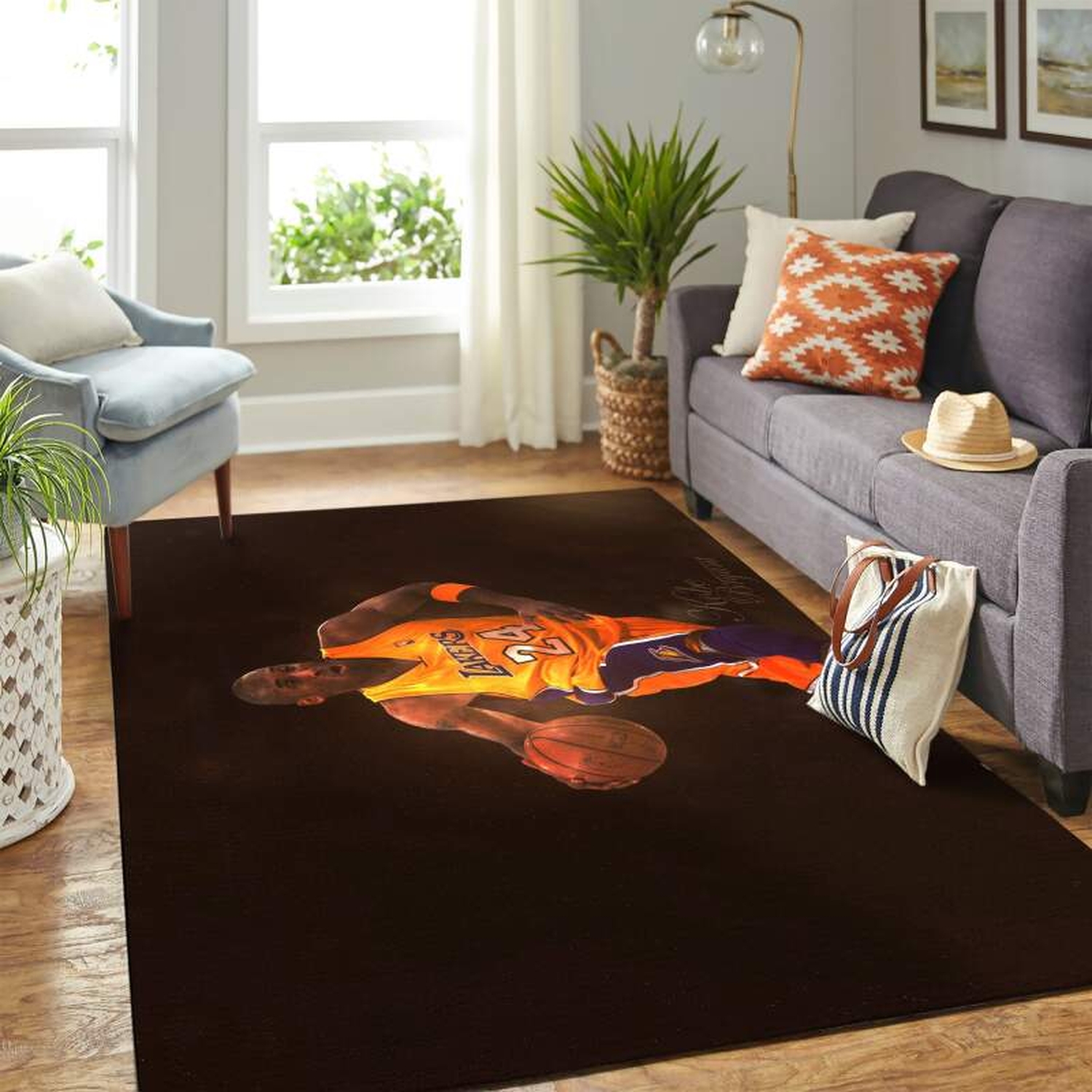 Kobe Art Carpet Floor Area Rug - Unique Anime Apparel for Fans