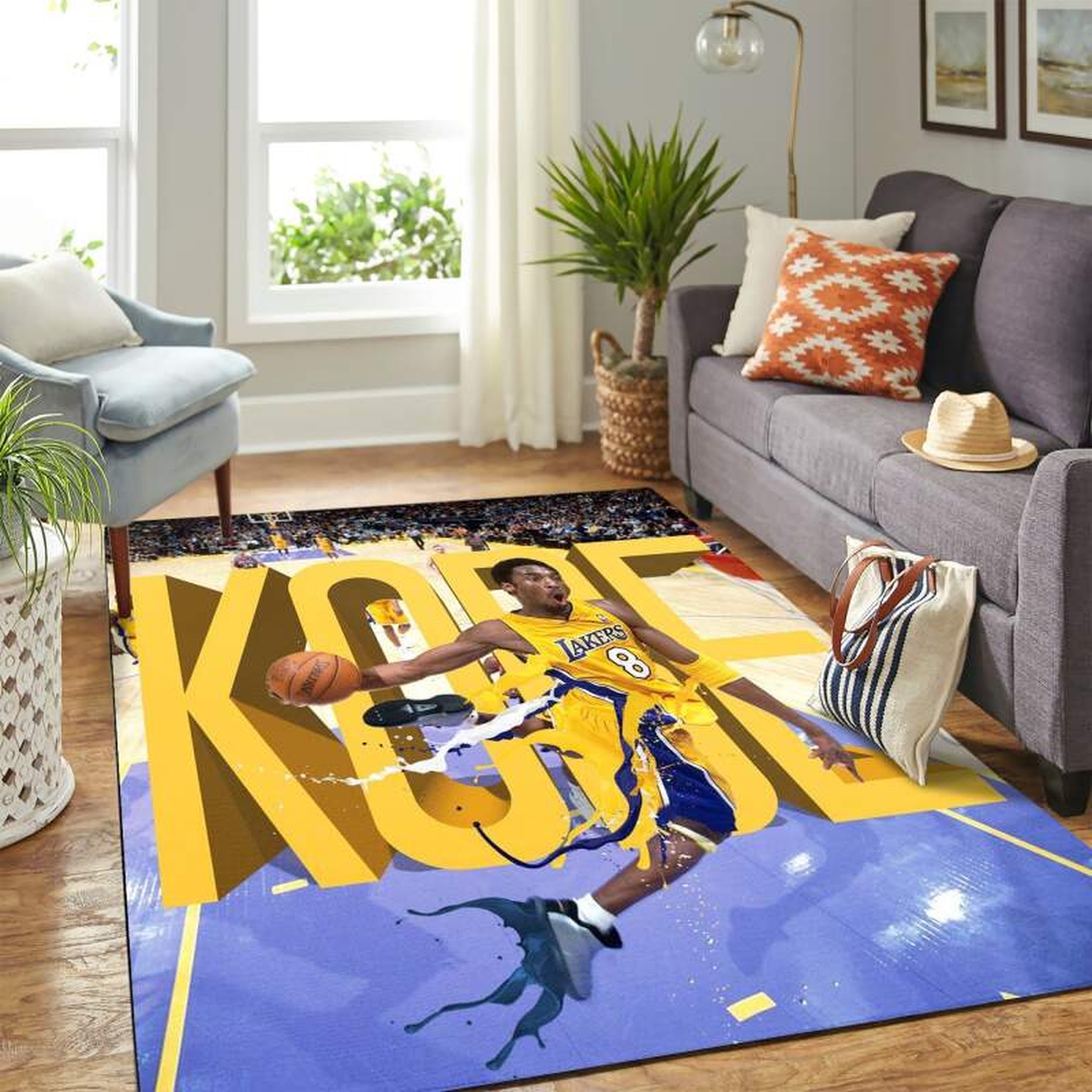 Kobe Fly Carpet Floor Area Rug - Unique Anime Apparel for Fans