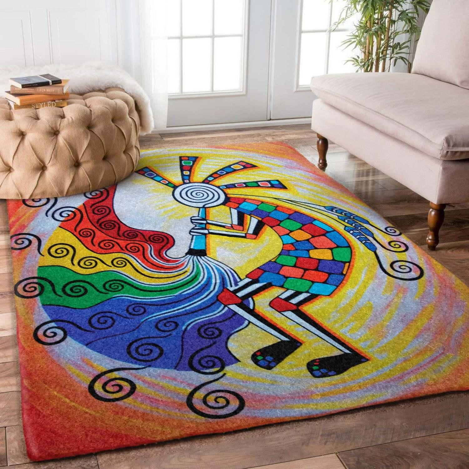 Kokopelli Rug - Unique Anime Apparel for Fans