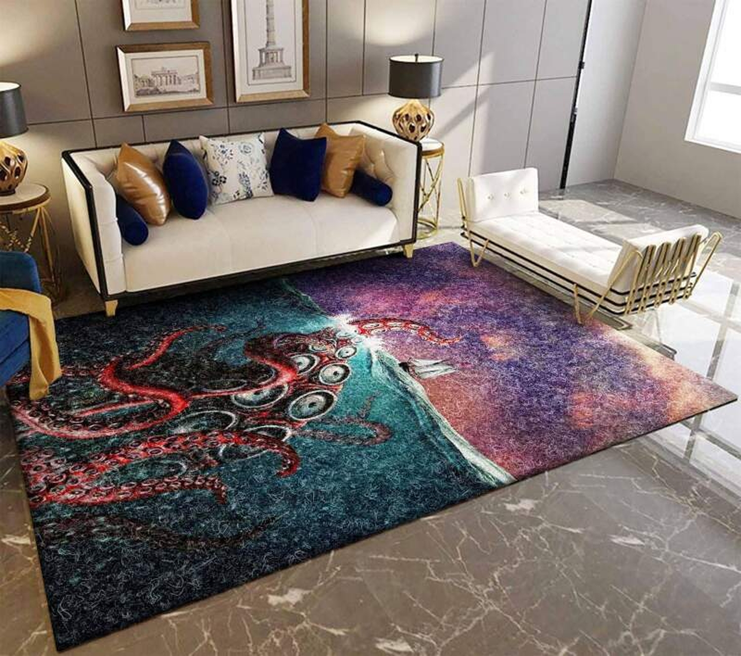 Kraken Rug - Unique Anime Apparel for Fans
