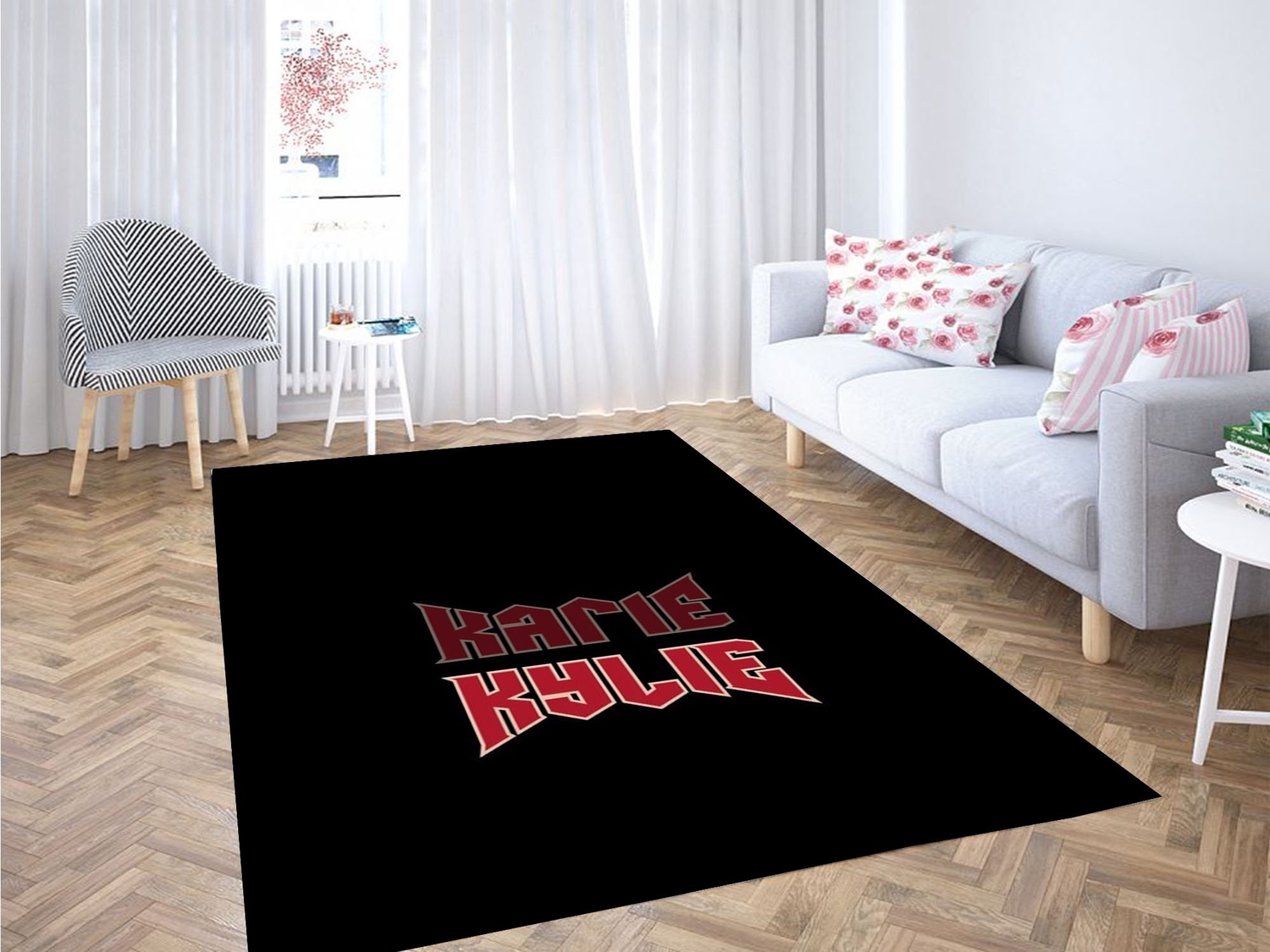 Kylie Logo Carpet Rug - Unique Anime Apparel for Fans