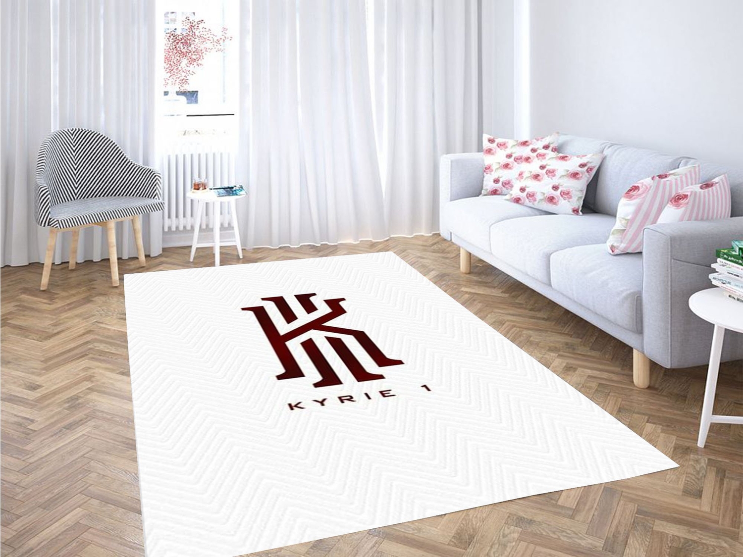 Kyrie Irving Logo Carpet Rug - Unique Anime Apparel for Fans