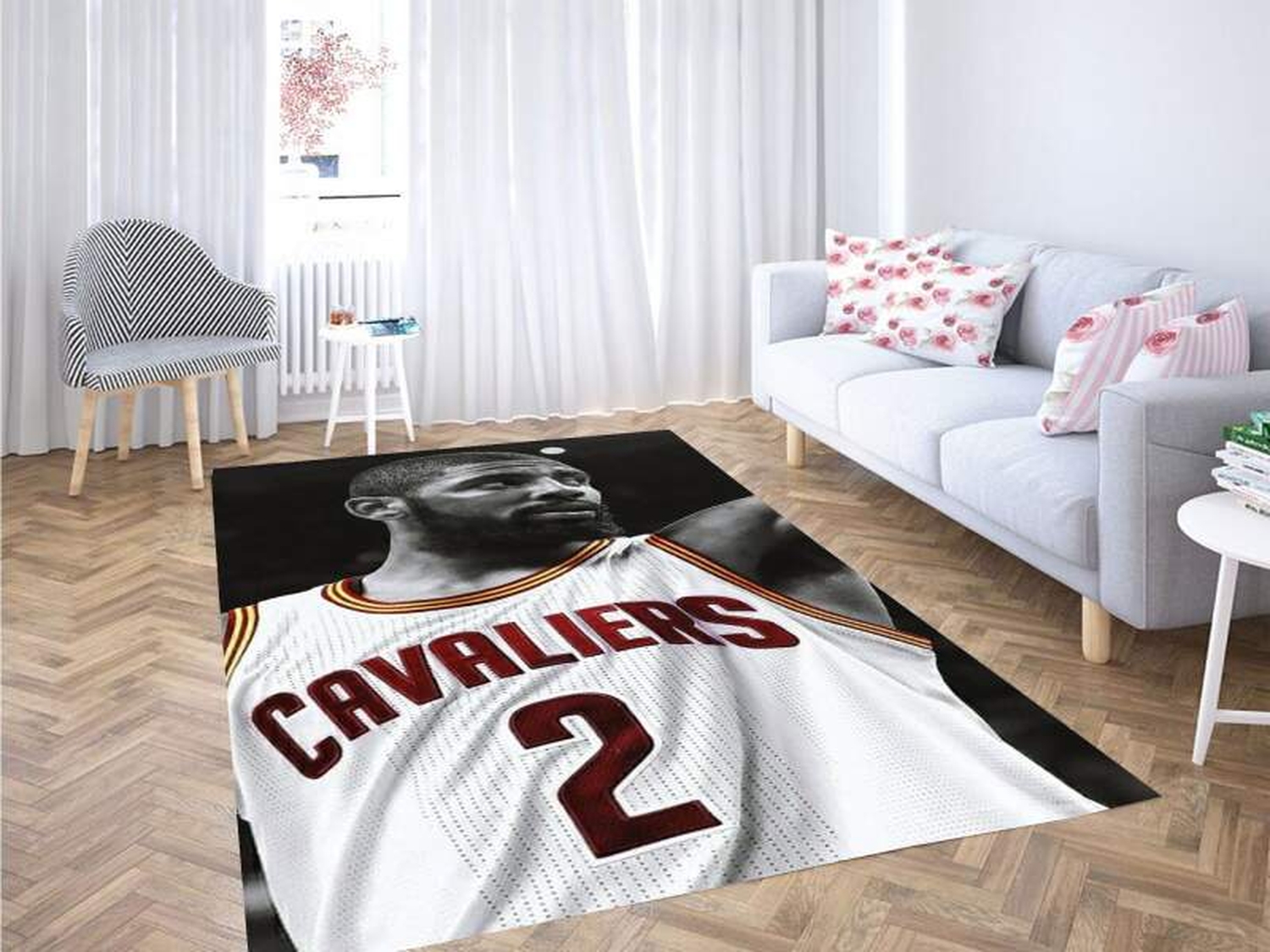 Kyrie Irving Wallpapers Carpet Rug - Unique Anime Apparel for Fans