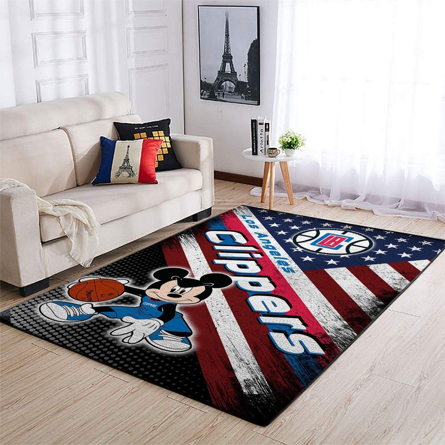 La Clippers Living Room Area Rug - Unique Anime Apparel for Fans
