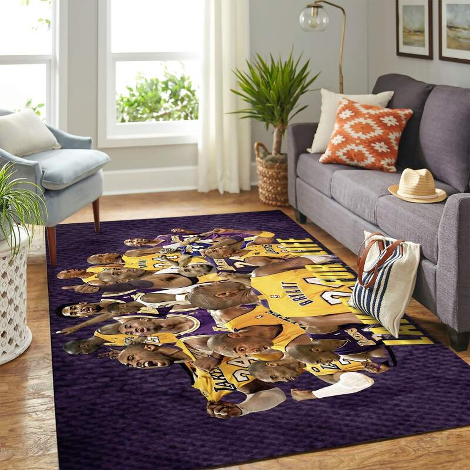 Laker For Life Carpet Floor Area Rug - Unique Anime Apparel for Fans