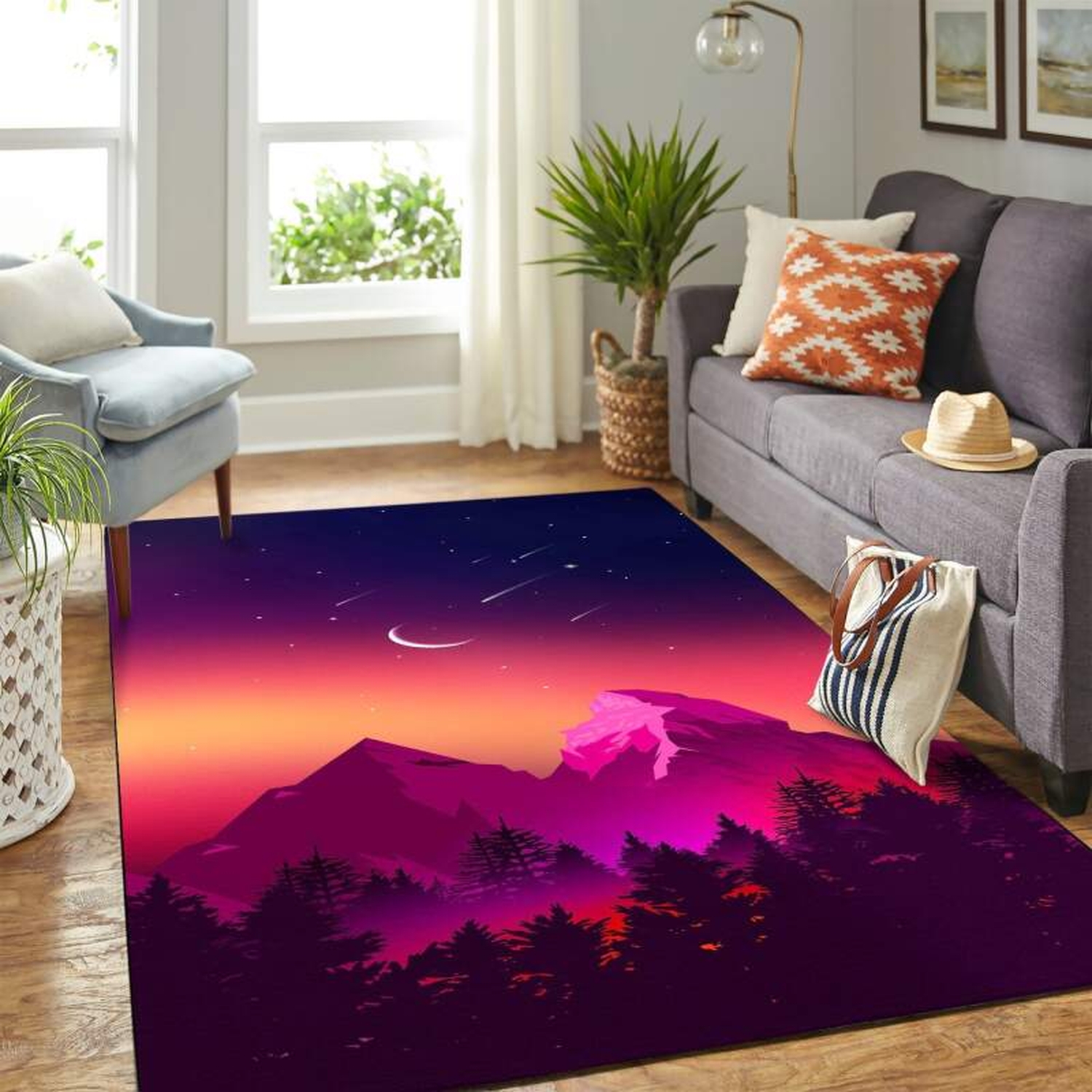 Landscape Carpet Rug - Unique Anime Apparel for Fans