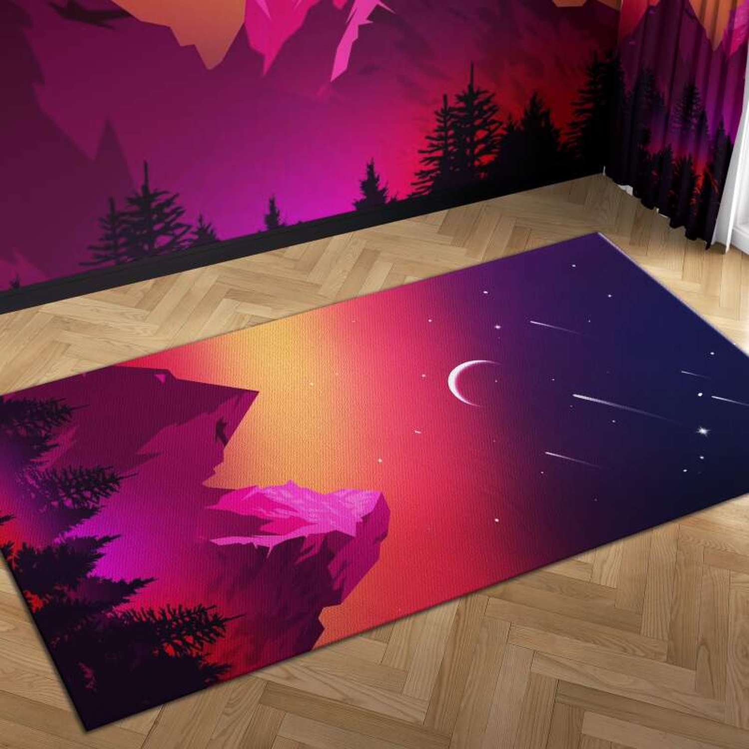 Lanscape Carpet Area Rug - Unique Anime Apparel for Fans