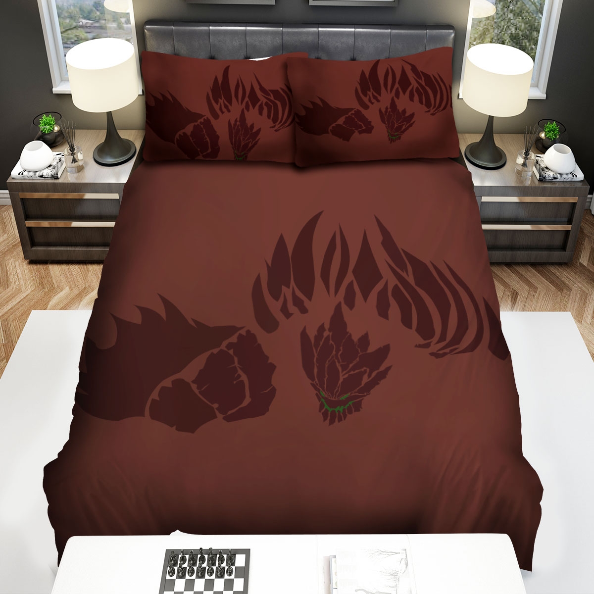 League Of Legends Malphite The Shard Of The Monolith Minimal Artwork Bed Sheets Spread Duvet Cover Bedding Set - Unique Anime Apparel for Fans
