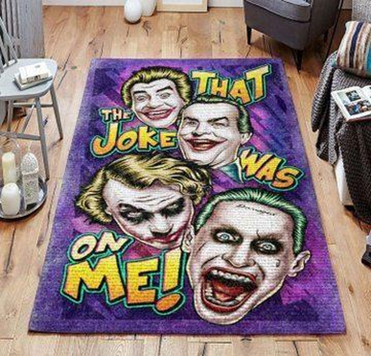 Legend Joker Area Rug - Unique Anime Apparel for Fans