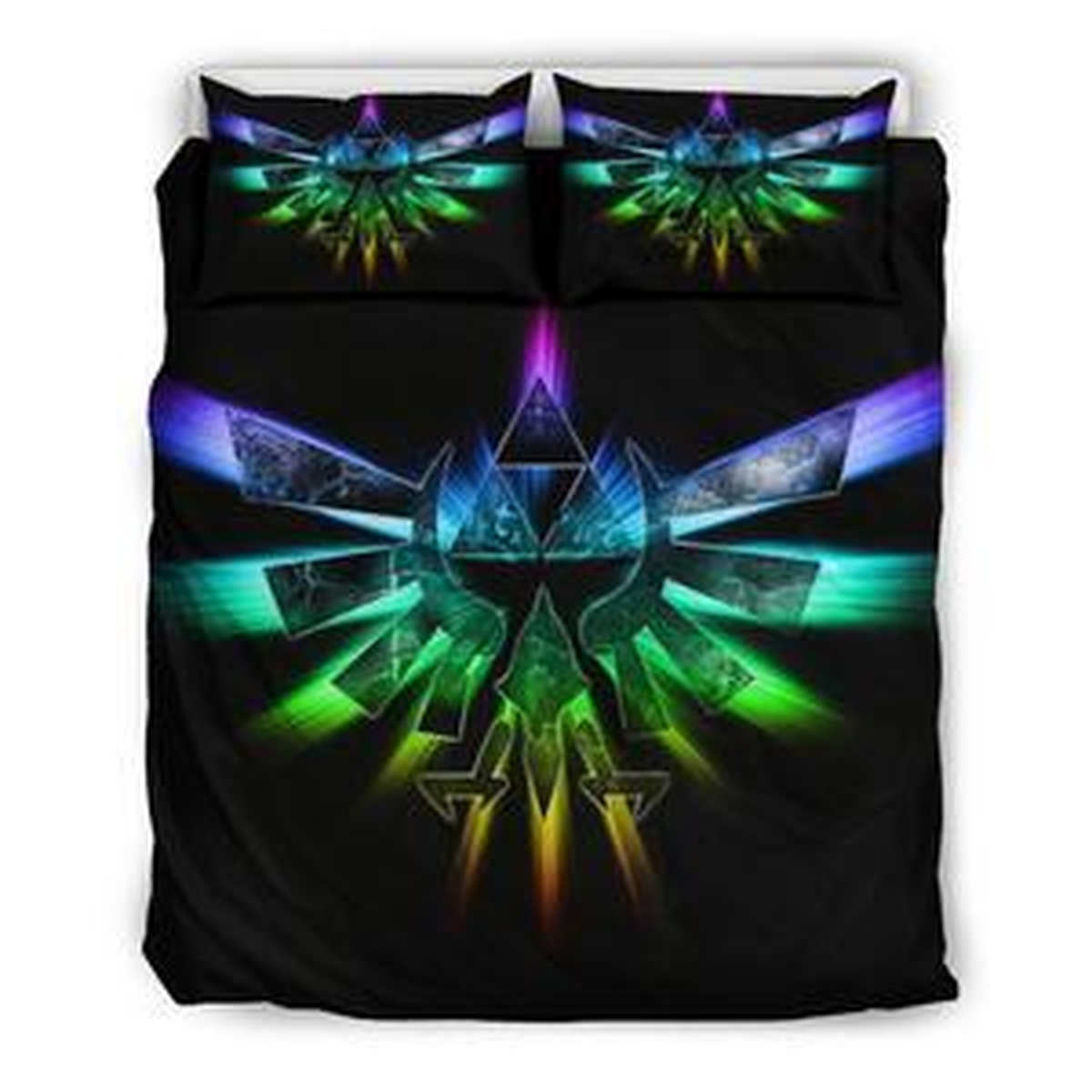 Legend Of Zelda Bedding Set 3 (Duvet Cover & Pillow Cases) - Unique Anime Apparel for Fans