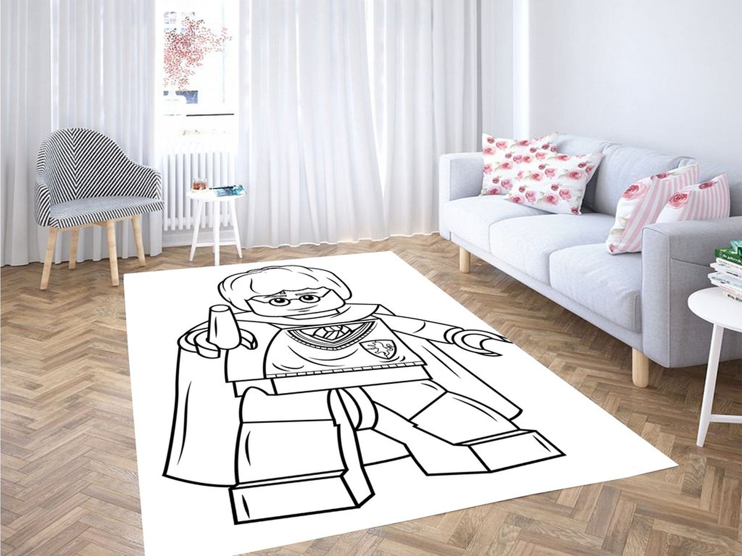 Lego Harry Potter Living Room Modern Carpet Rug - Unique Anime Apparel for Fans