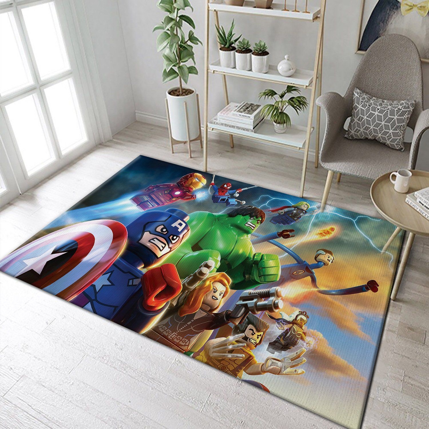Lego Marvels Rug - Unique Anime Apparel for Fans