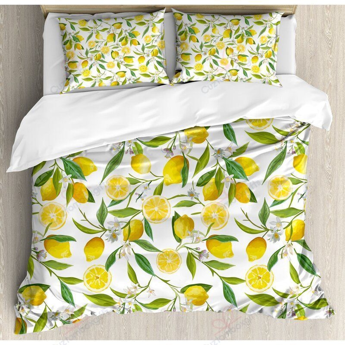 Lemons Bed Sheets Spread Duvet Cover Bedding Set - Unique Anime Apparel for Fans