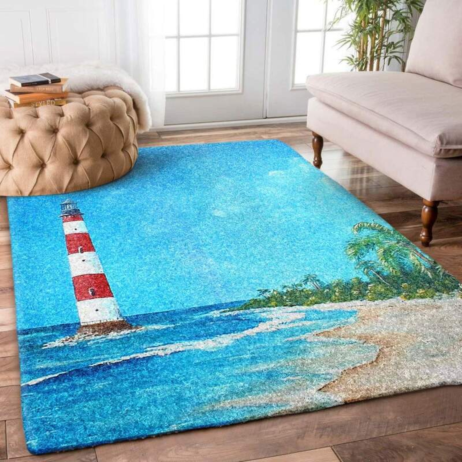 Lighthouse Rug - Unique Anime Apparel for Fans