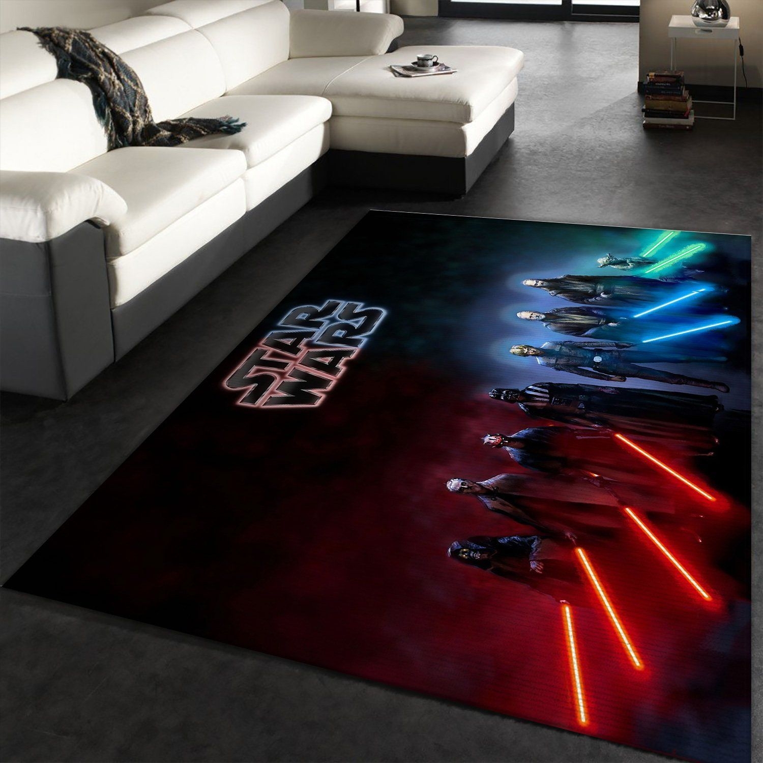 Lightsaber Rug - Unique Anime Apparel for Fans