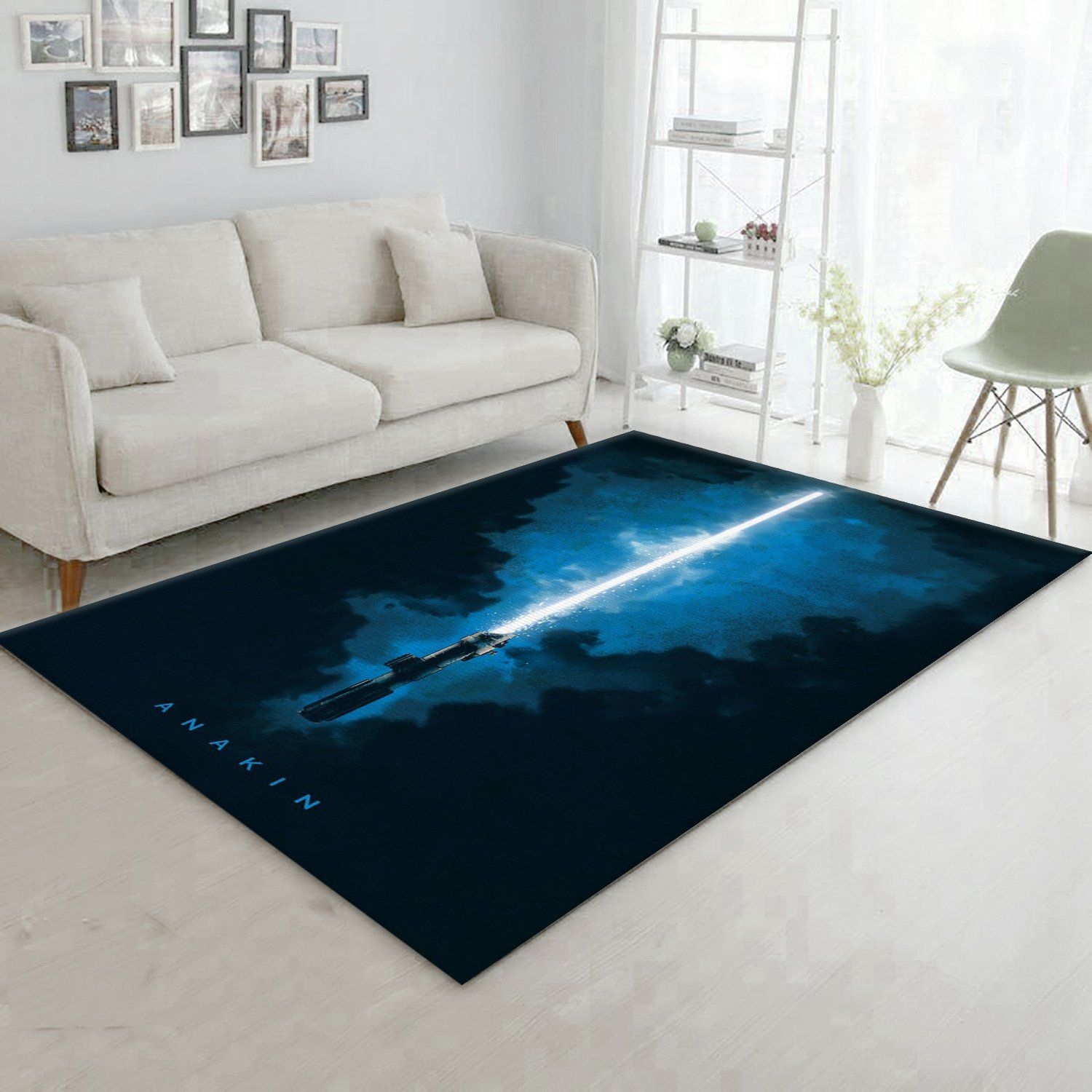 Lightsabers Anakin Skywalker Star Wars Rug - Unique Anime Apparel for Fans
