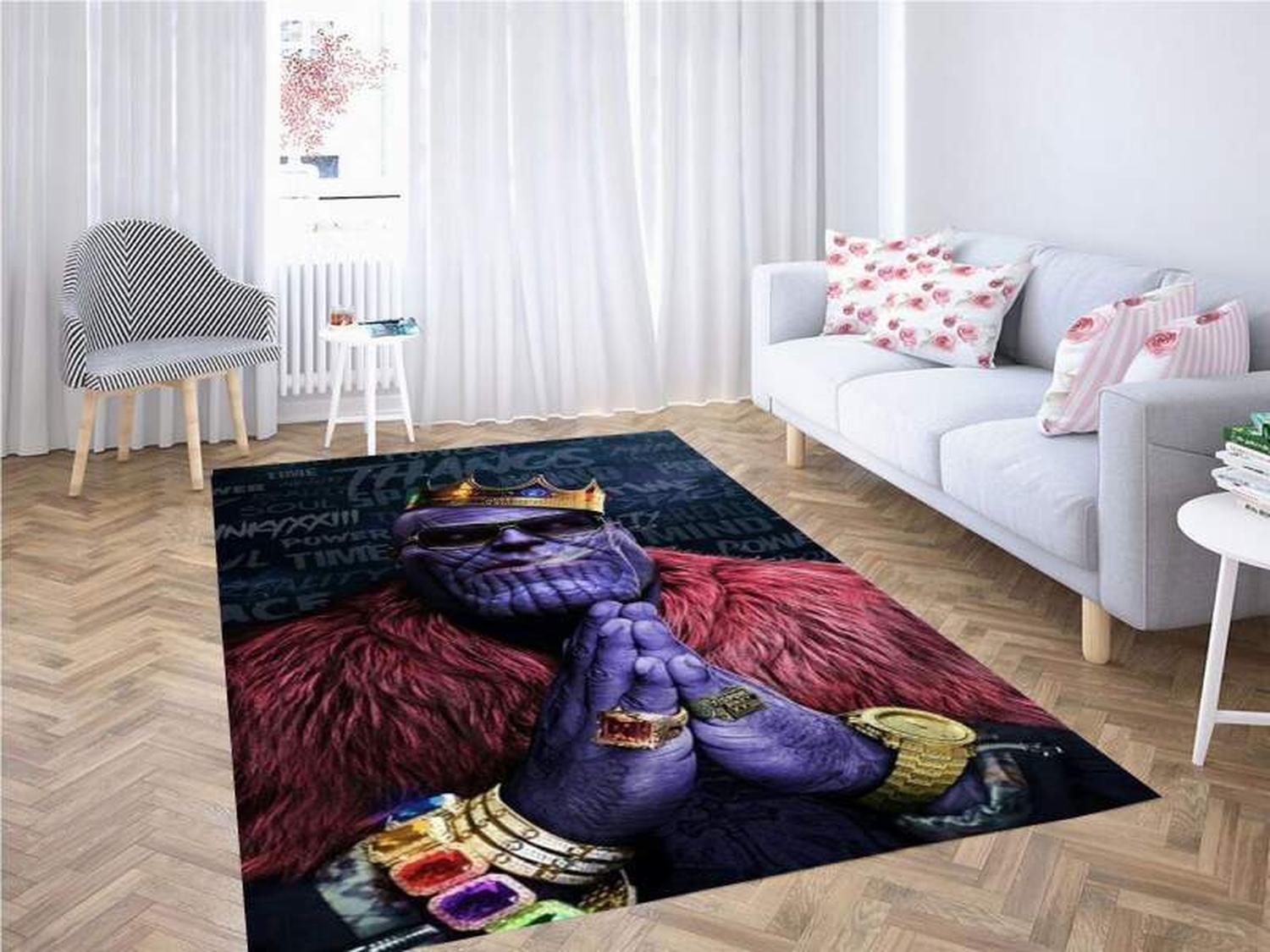 Lil Thanos Carpet Rug - Unique Anime Apparel for Fans