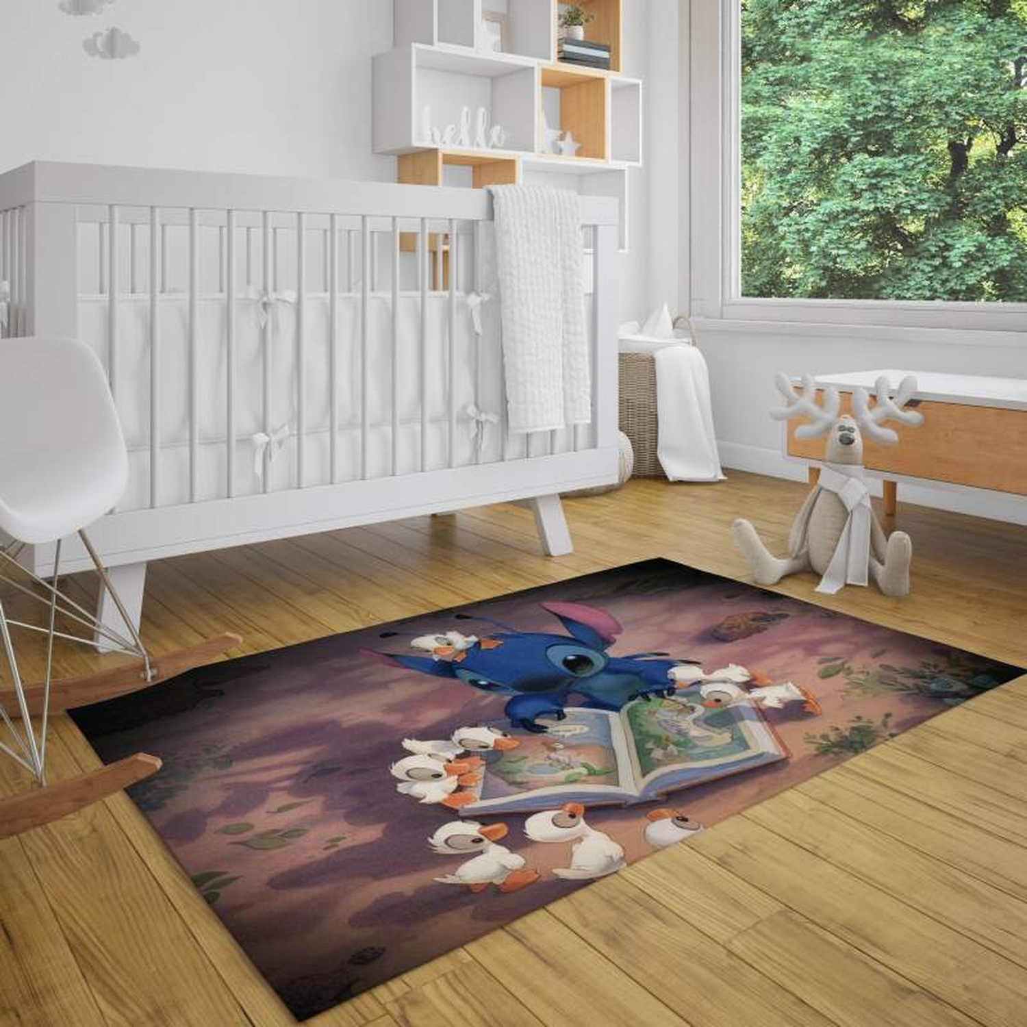 Lilo And Stitch Decorative Floor Rug - Unique Anime Apparel for Fans