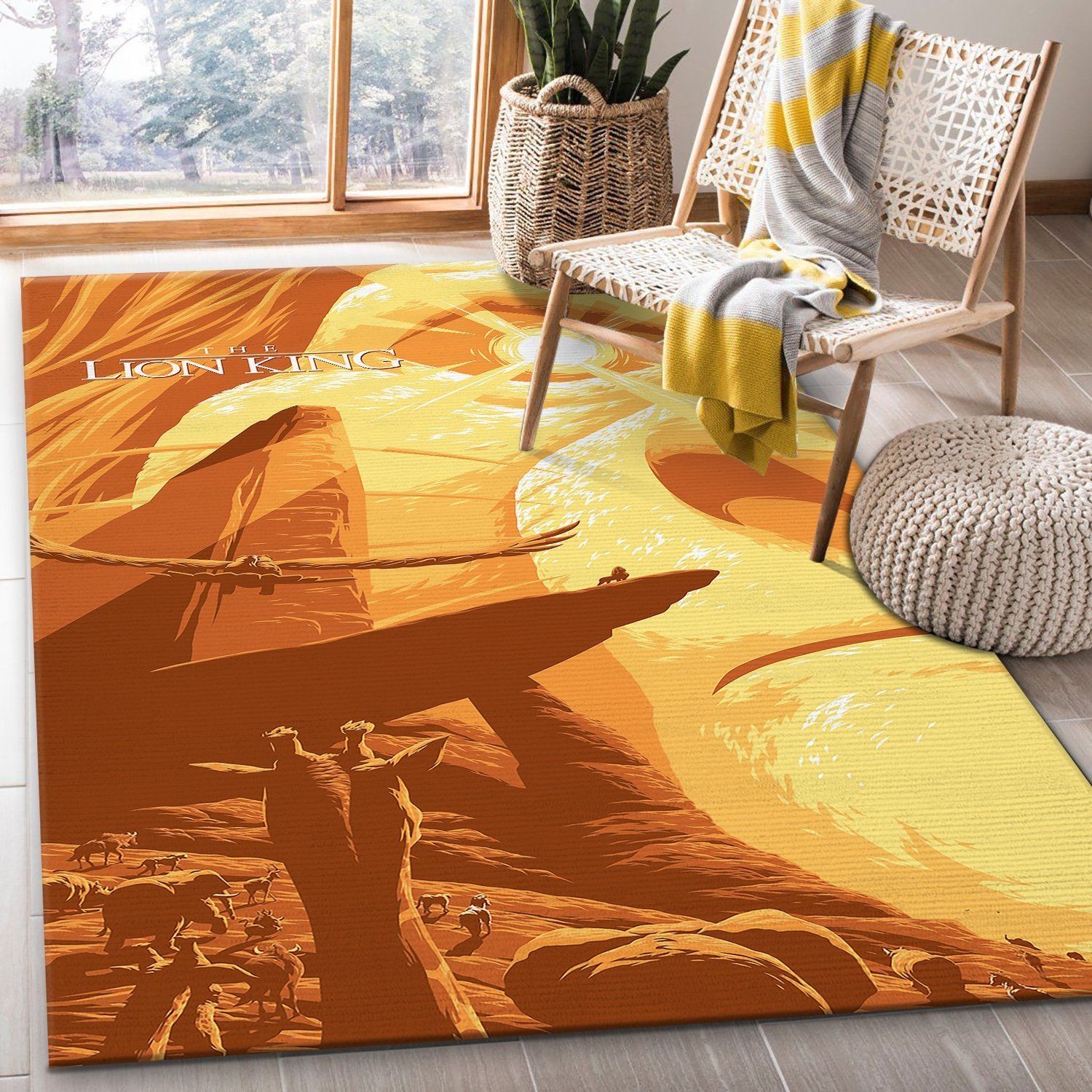 Lion King Disney Rug - Unique Anime Apparel for Fans