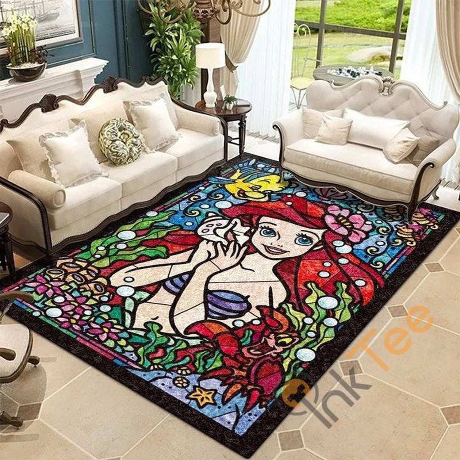 Little Mermaid Disney Floor Decor Incredible Movies Lover Christmas Gift Rug - Unique Anime Apparel for Fans