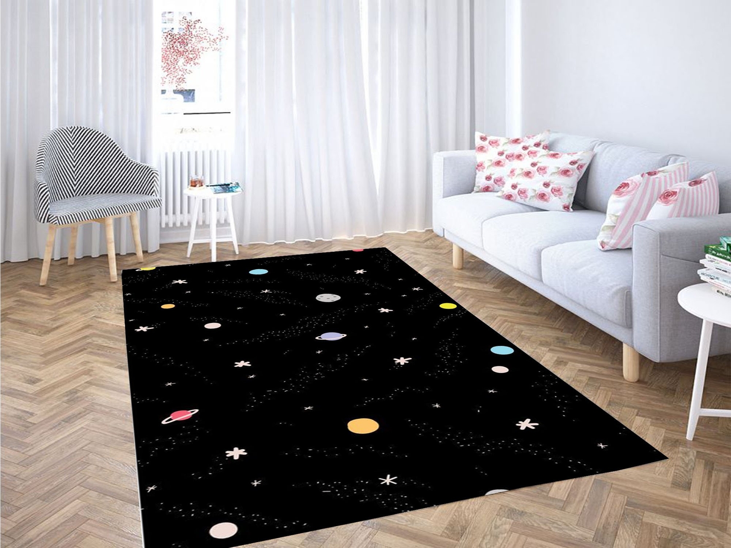 Little Space Wallpaper Carpet Rug - Unique Anime Apparel for Fans