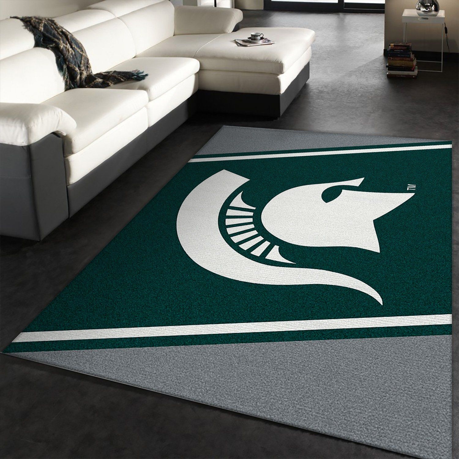 Logo Michigan State Rug - Unique Anime Apparel for Fans