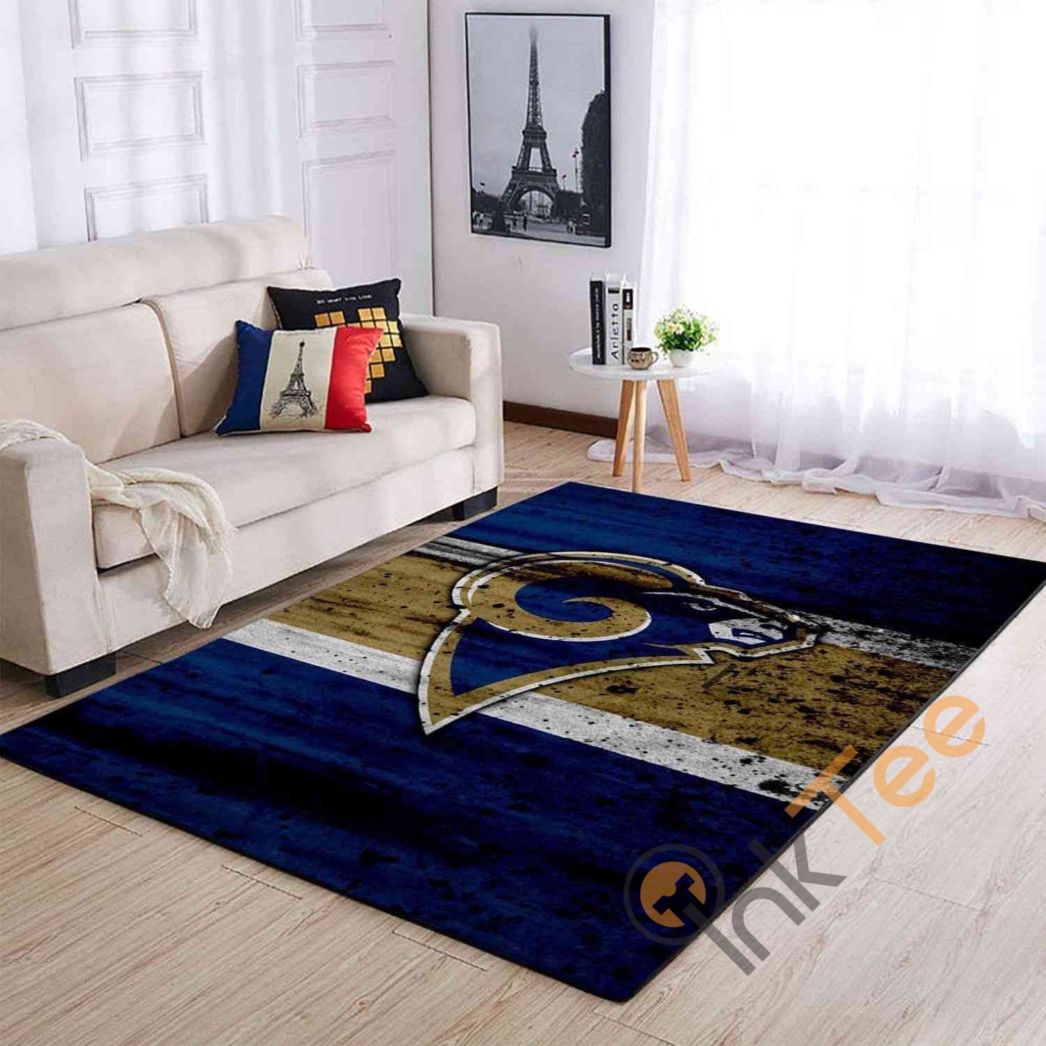 Los Angeles Rams Area Rug - Unique Anime Apparel for Fans