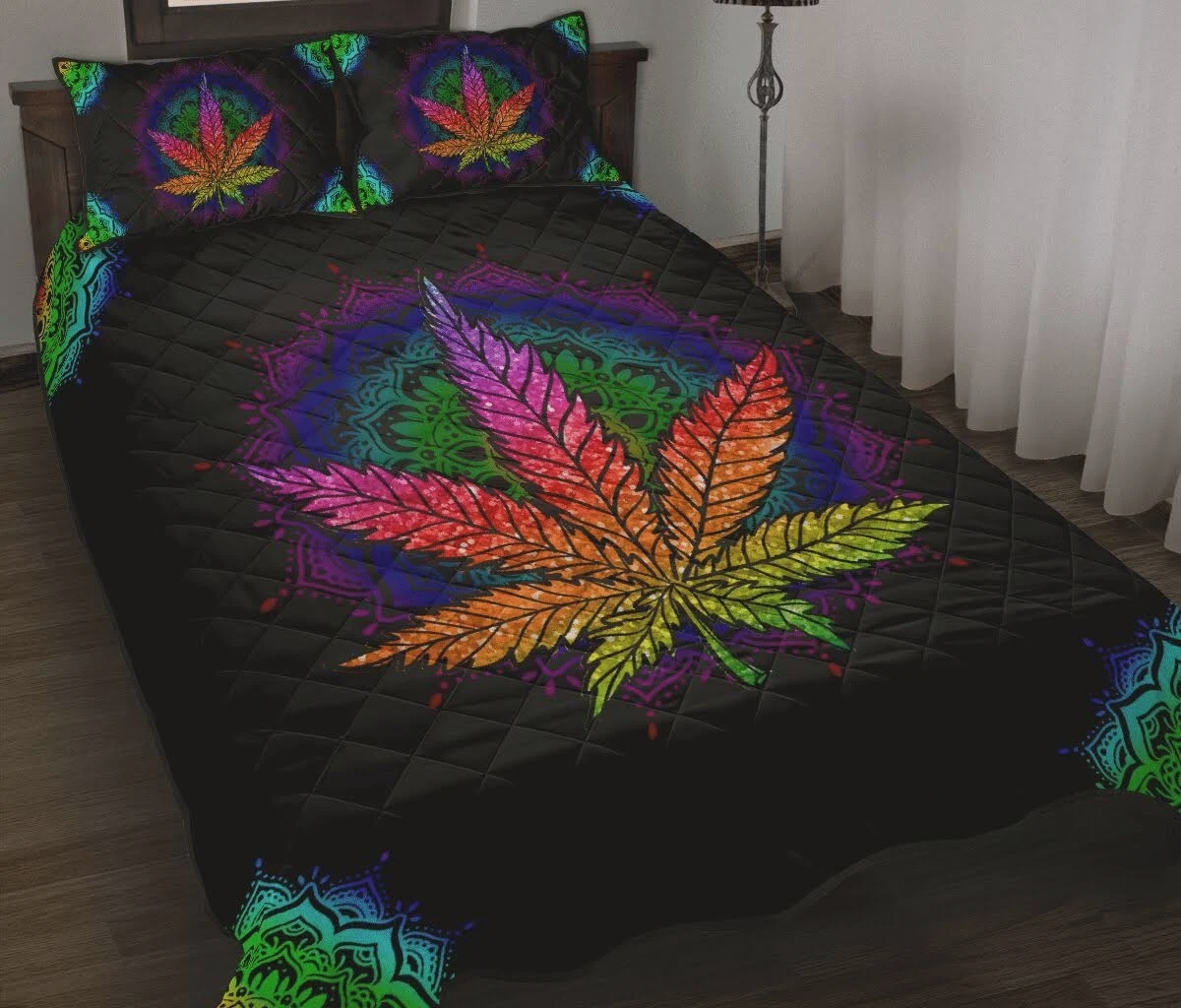 Love Weed Bed Sheets Spread Duvet Cover Bedding Set - Unique Anime Apparel for Fans