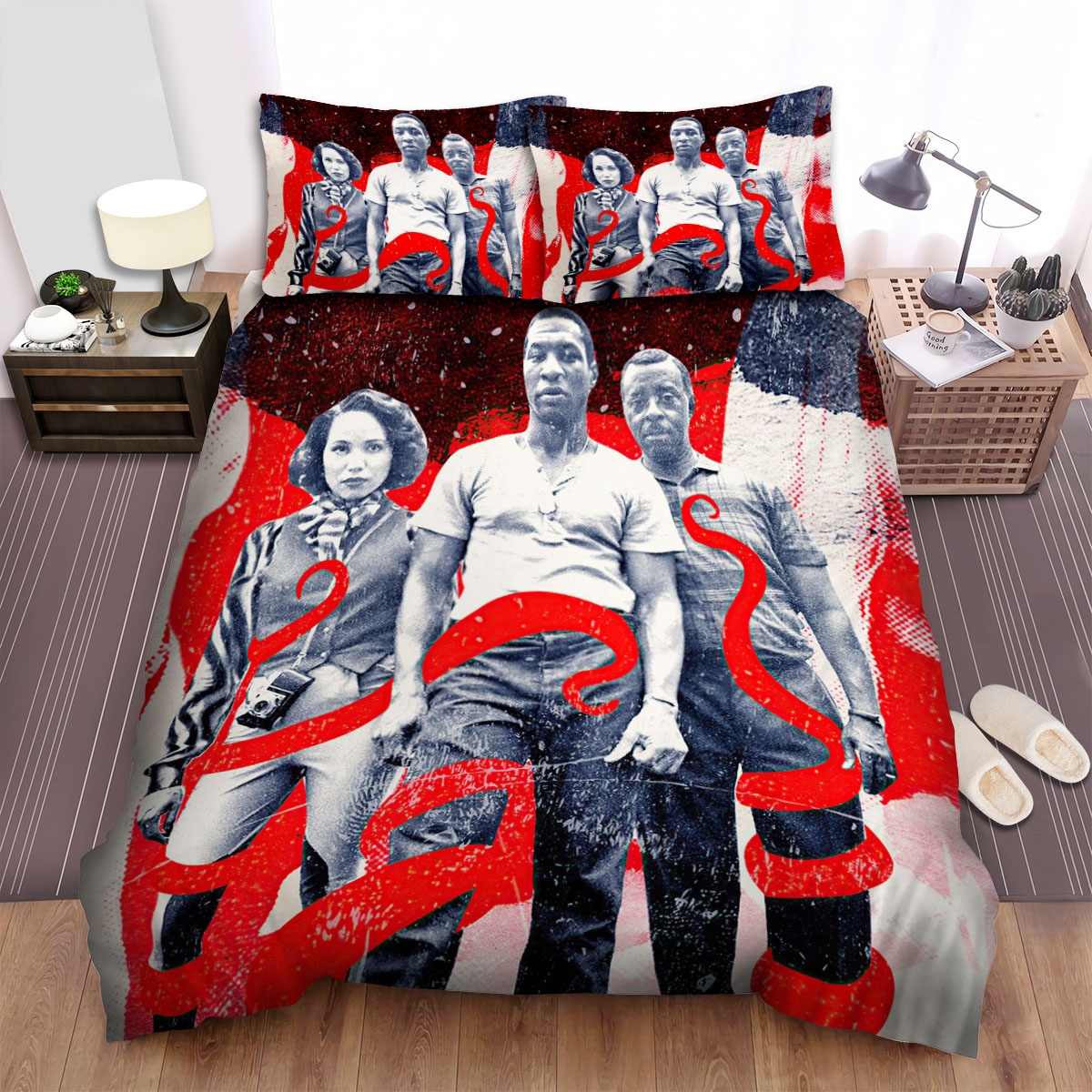 Lovecraft Country (2020) Illustration Artwork Ver 4 Bed Sheets Spread Duvet Cover Bedding Set - Unique Anime Apparel for Fans