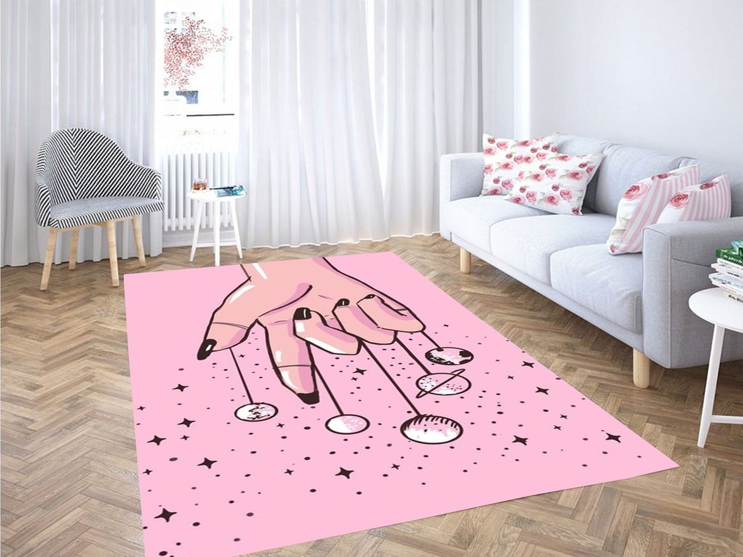 Lovely Images Living Room Modern Carpet Rug - Unique Anime Apparel for Fans