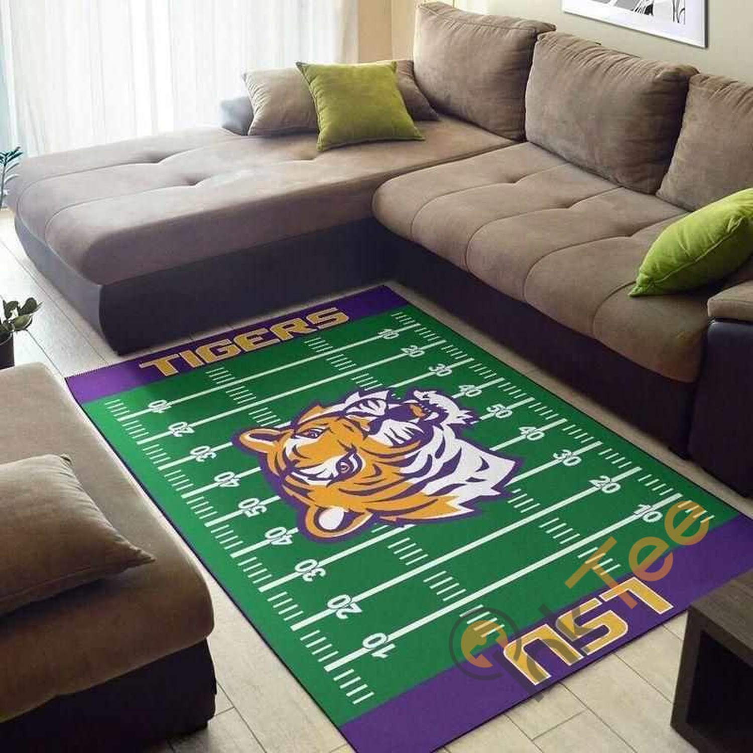 Lsu Tigers Home Field Area Rug - Unique Anime Apparel for Fans