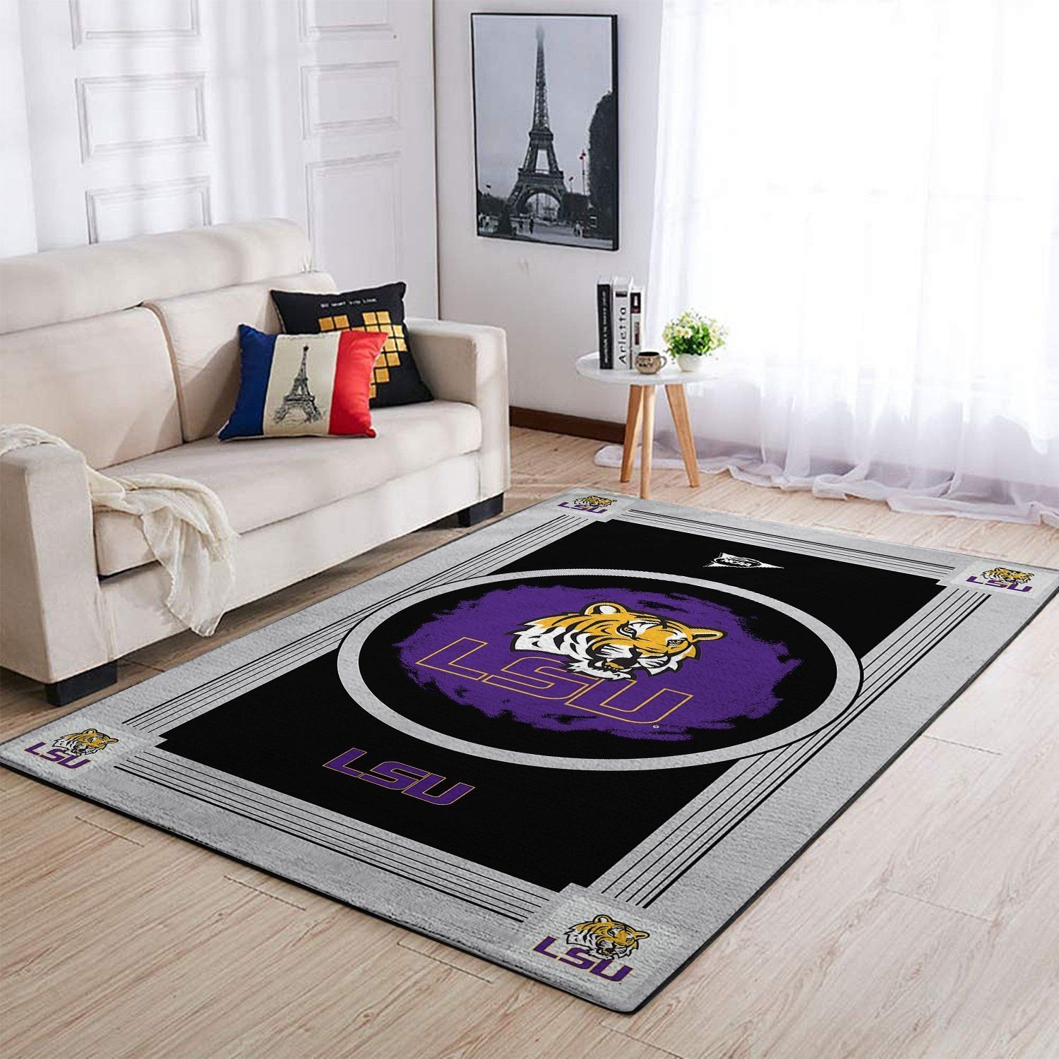 Lsu Tigers Living Room Area Rug - Unique Anime Apparel for Fans