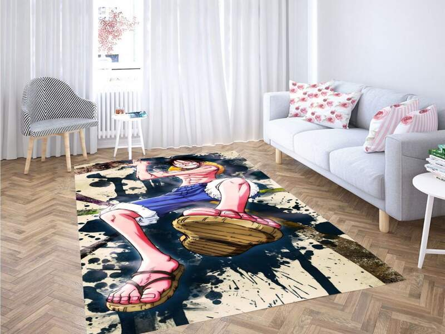 Luffy Wallpapers Carpet Rug - Unique Anime Apparel for Fans