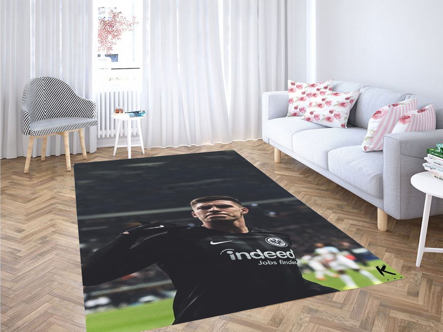 Luka Jovic Wallpaper Carpet Rug - Unique Anime Apparel for Fans