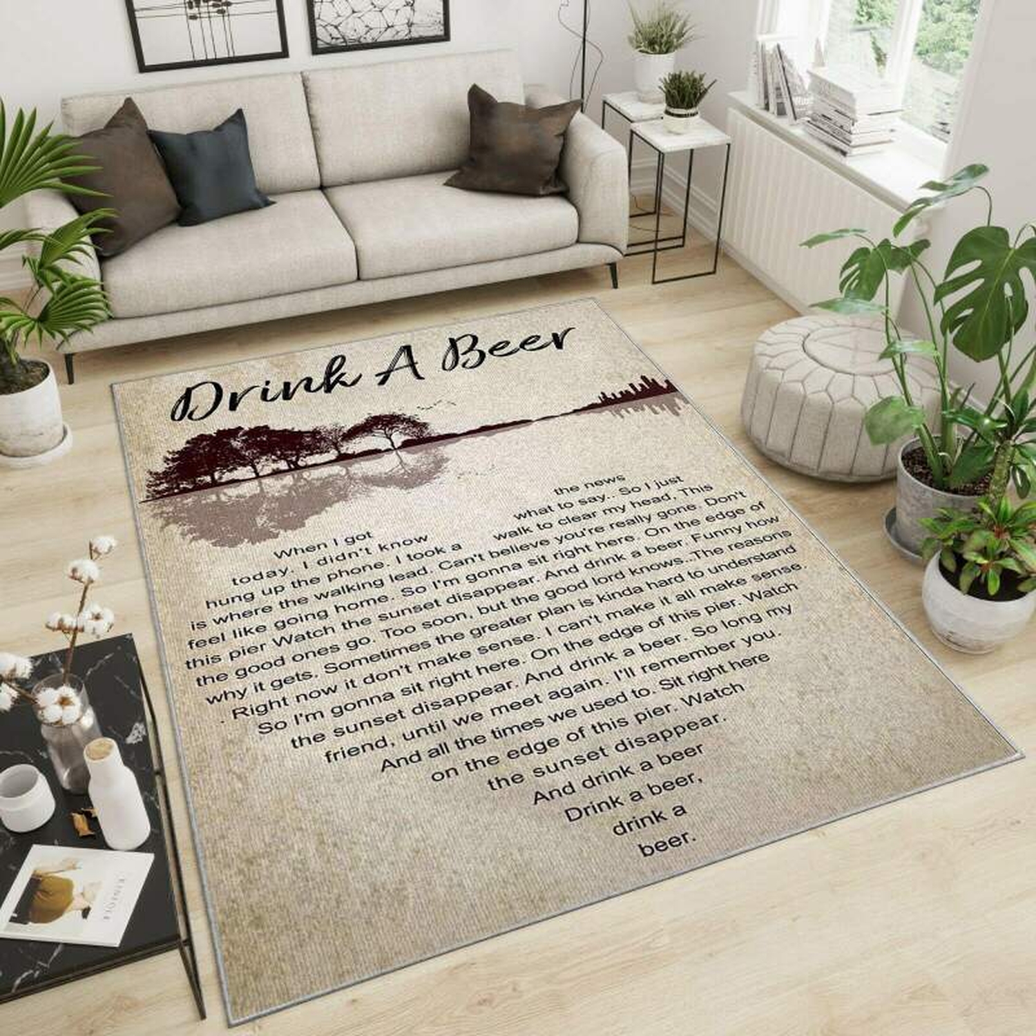 Luke Bryan Area Rug - Unique Anime Apparel for Fans
