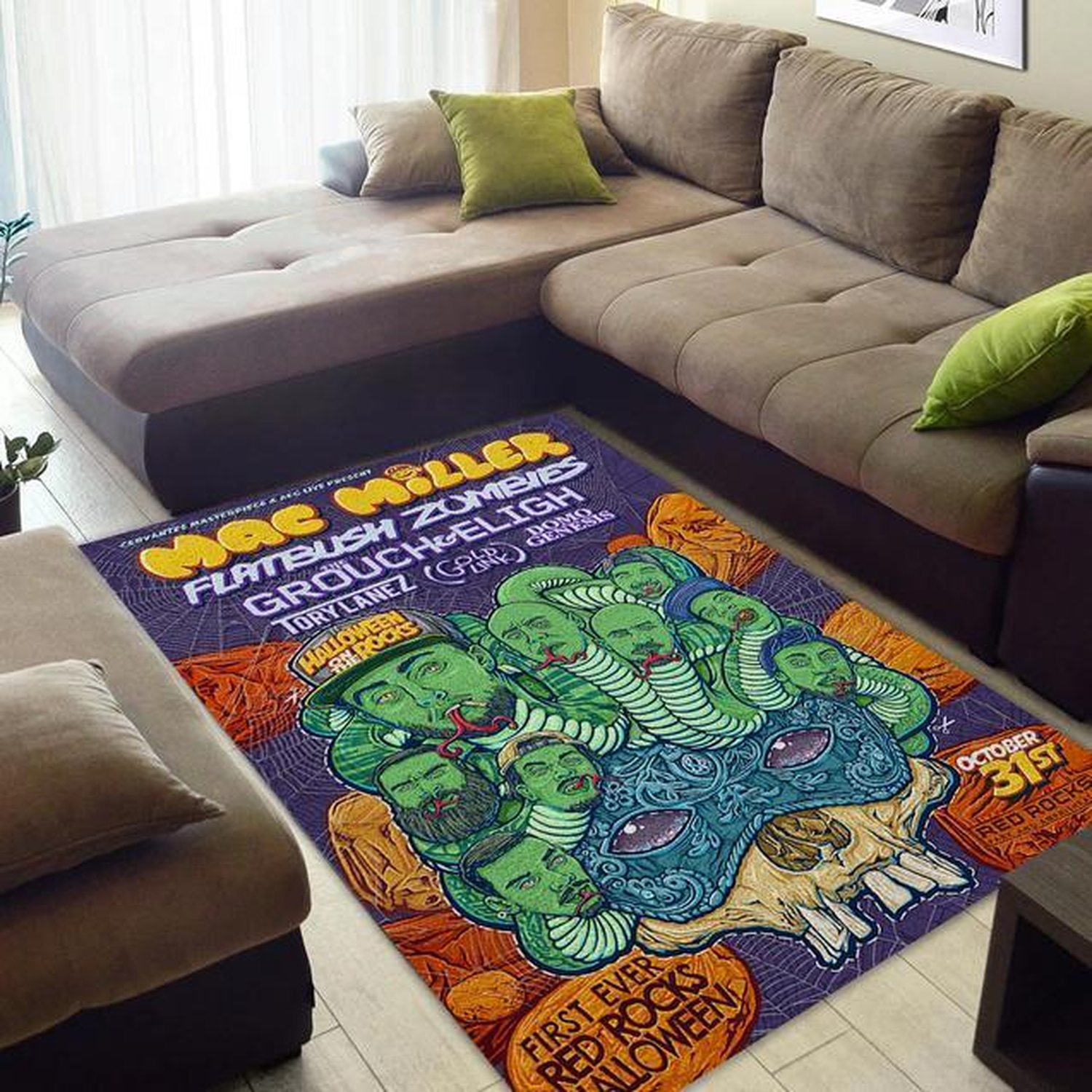 Mac Miller Area Rug - Unique Anime Apparel for Fans