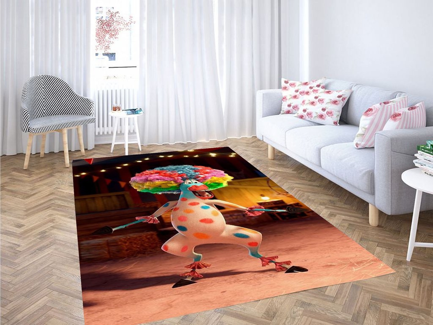 Madagascar Wallpaper Living Room Modern Carpet Rug - Unique Anime Apparel for Fans