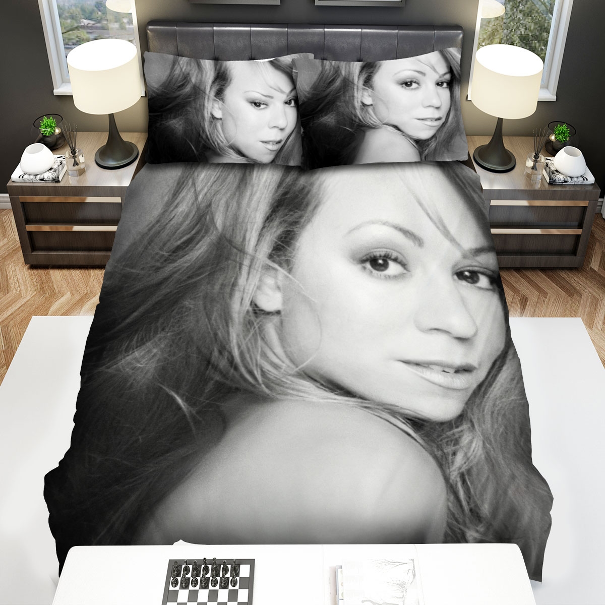 Mariah Carey Save The Day Bed Sheets Spread Duvet Cover Bedding Set - Unique Anime Apparel for Fans