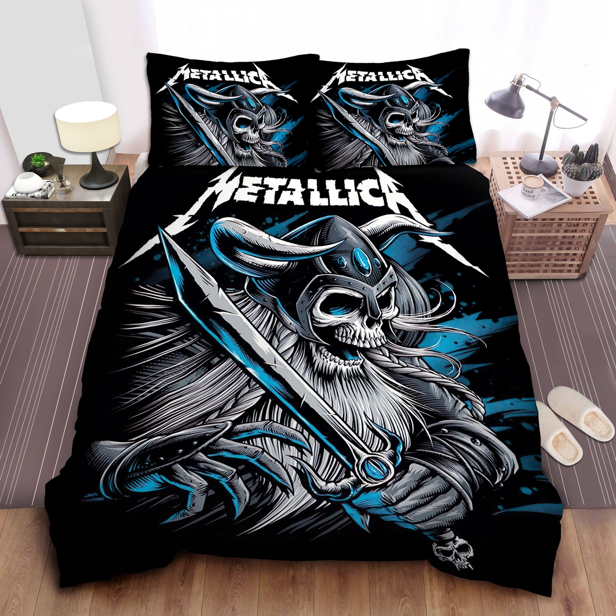 Metallica In Helsinki Bed Sheets Spread Duvet Cover Bedding Set - Unique Anime Apparel for Fans