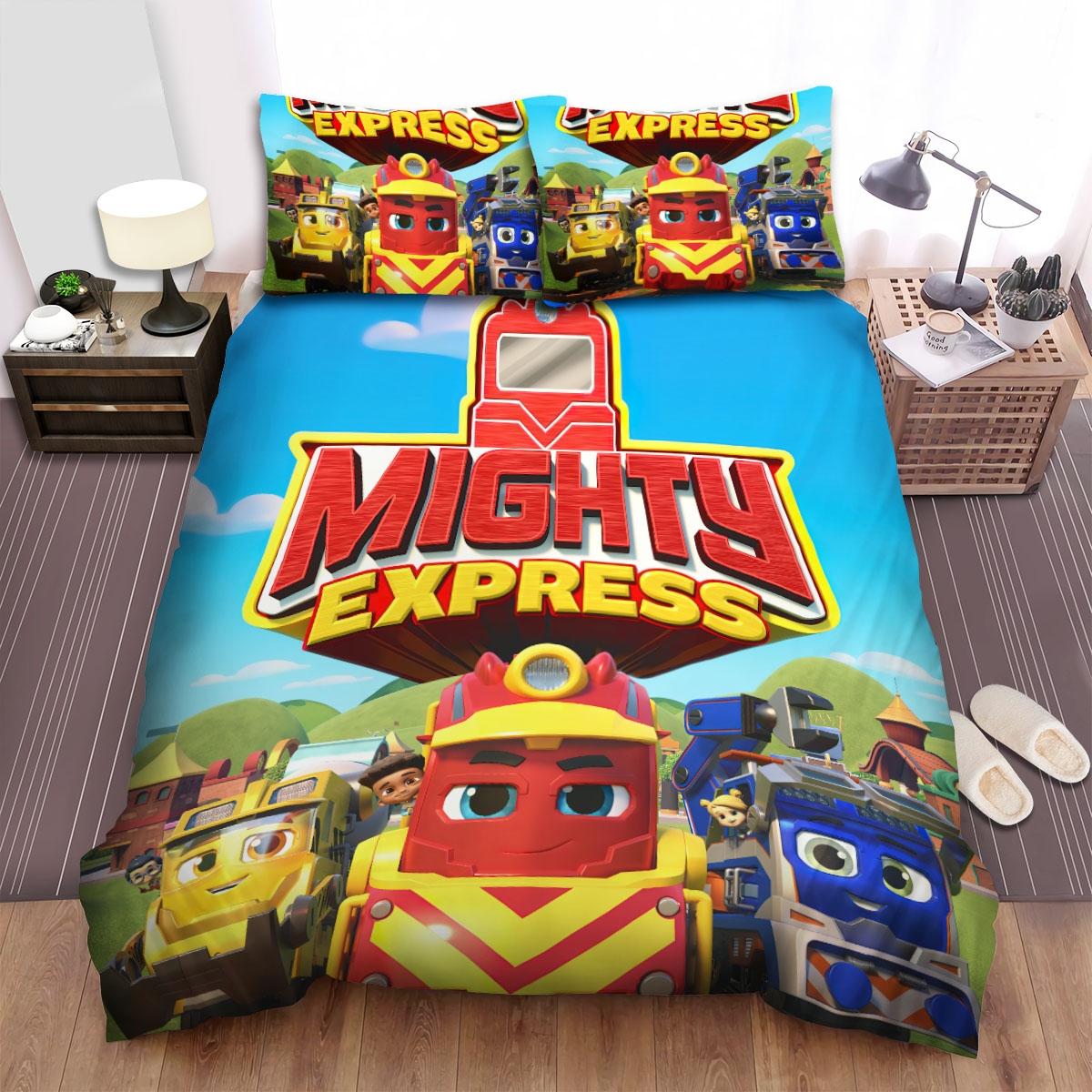 Mighty Express Group Poster Bed Sheets Spread Duvet Cover Bedding Set - Unique Anime Apparel for Fans