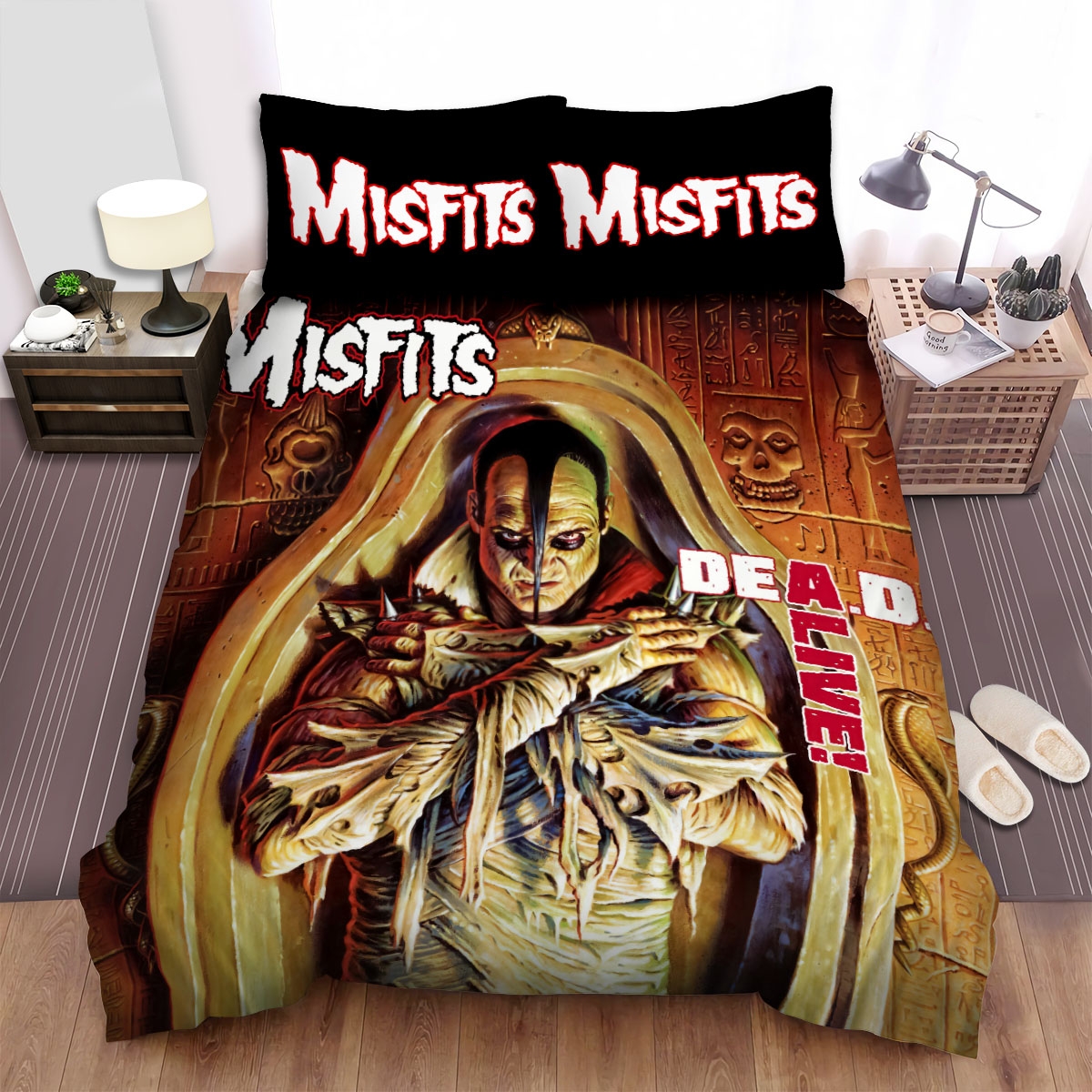 Misfits Dead Alive Bed Sheets Spread Duvet Cover Bedding Set - Unique Anime Apparel for Fans