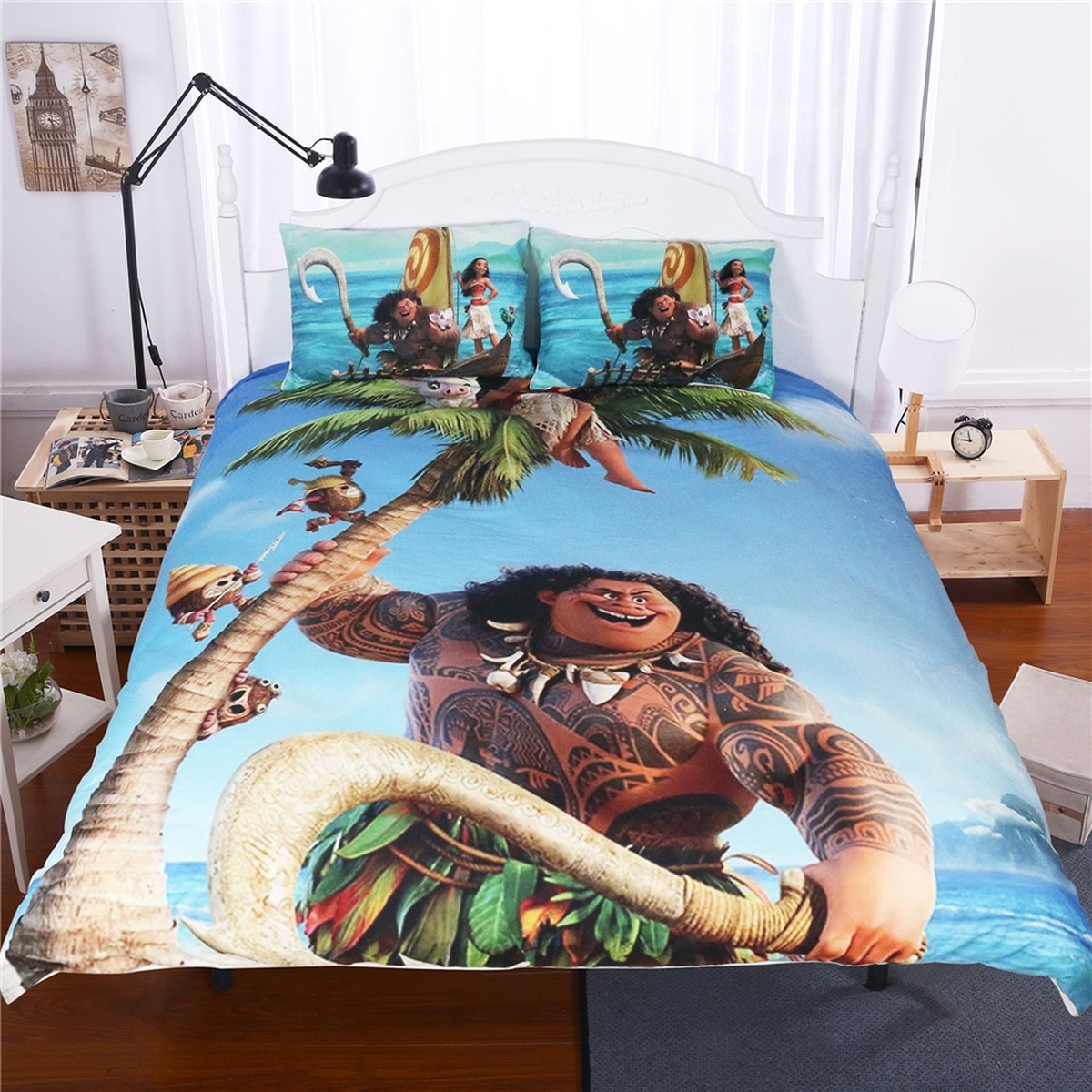 Moana-Princess-Bedding-Set (Duvet Cover & Pillow Cases) - Unique Anime Apparel for Fans