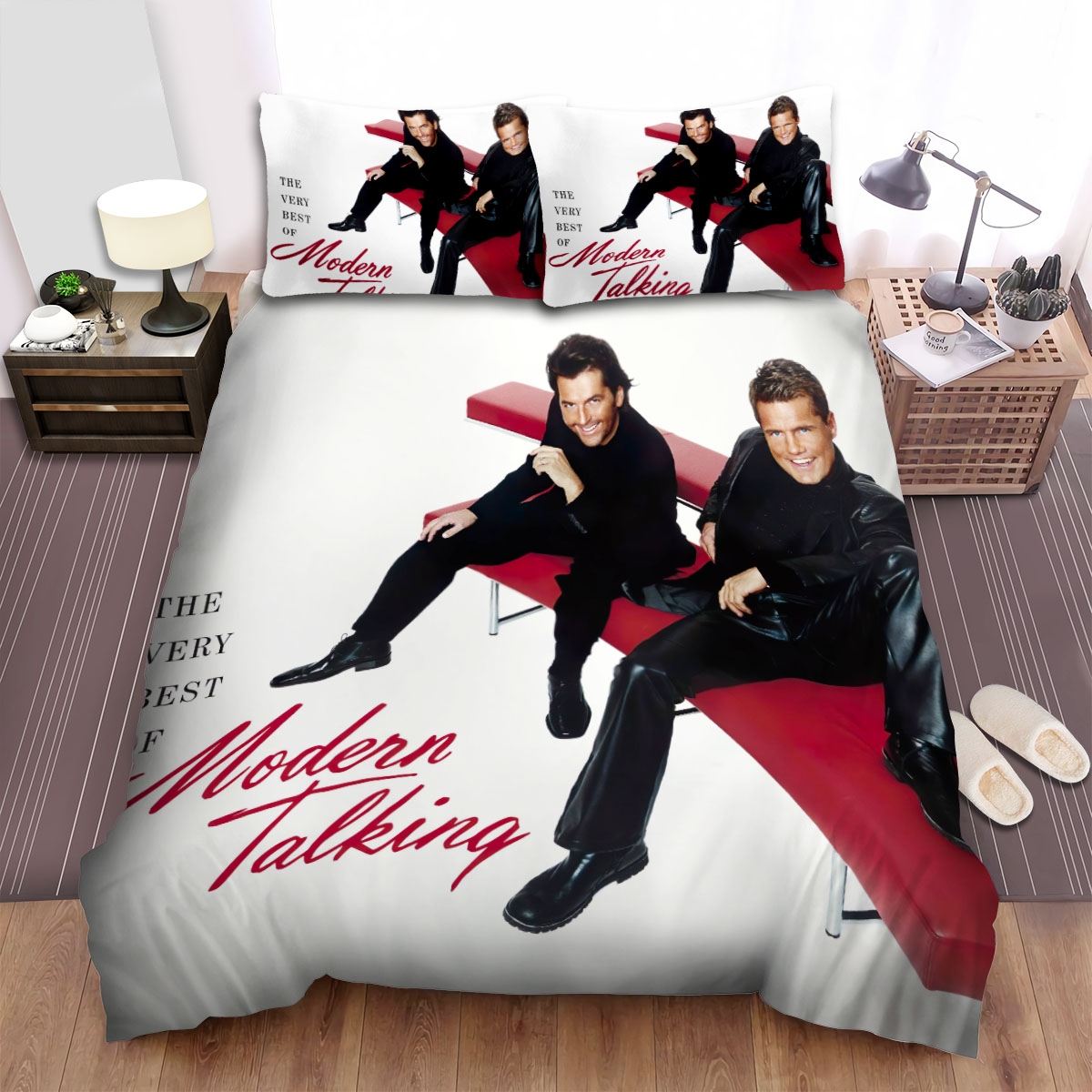 Modern Talking The Very Best Of Modern Talking Album Music Bed Sheets Spread Duvet Cover Bedding Set - Unique Anime Apparel for Fans