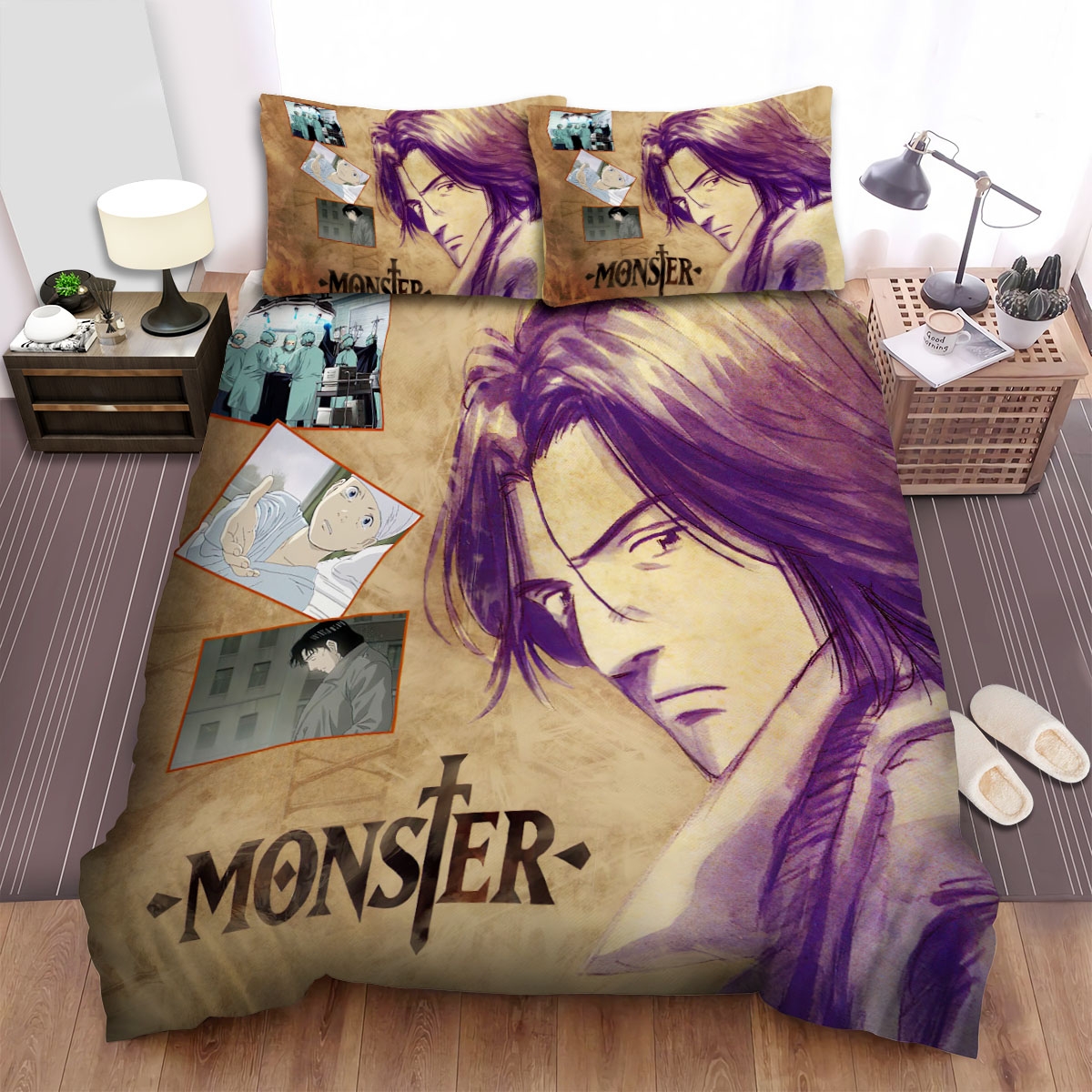 Monster Series Bed Sheets Spread Duvet Cover Bedding Set - Unique Anime Apparel for Fans