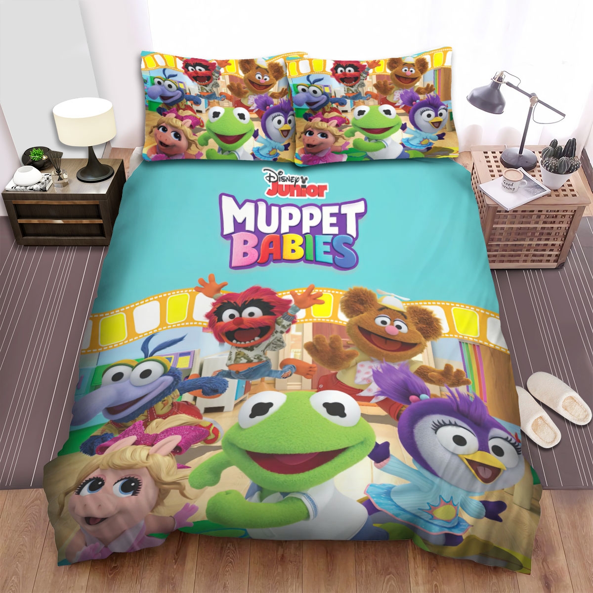 Muppet Babies You Say Potato I Say Best Friend Bed Sheets Spread Duvet Cover Bedding Set - Unique Anime Apparel for Fans