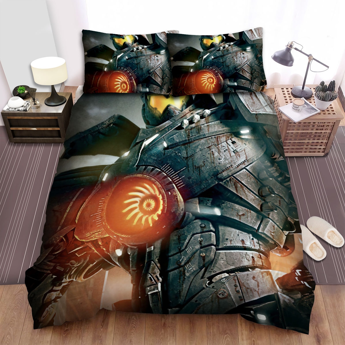 Pacific Rim Super Robot Bed Sheets Spread Duvet Cover Bedding Set - Unique Anime Apparel for Fans
