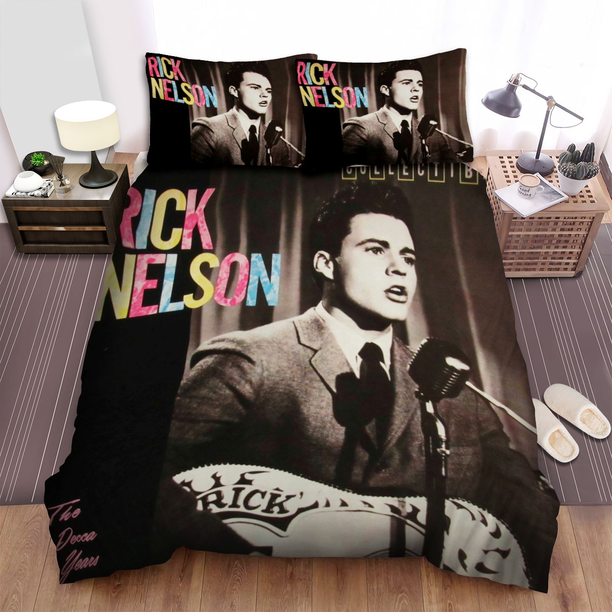 Ricky Nelson The Decca Years Bed Sheets Spread Duvet Cover Bedding Set - Unique Anime Apparel for Fans