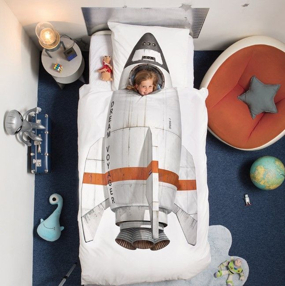 Rocket Bed Sheets Spread Duvet Cover Bedding Set - Unique Anime Apparel for Fans