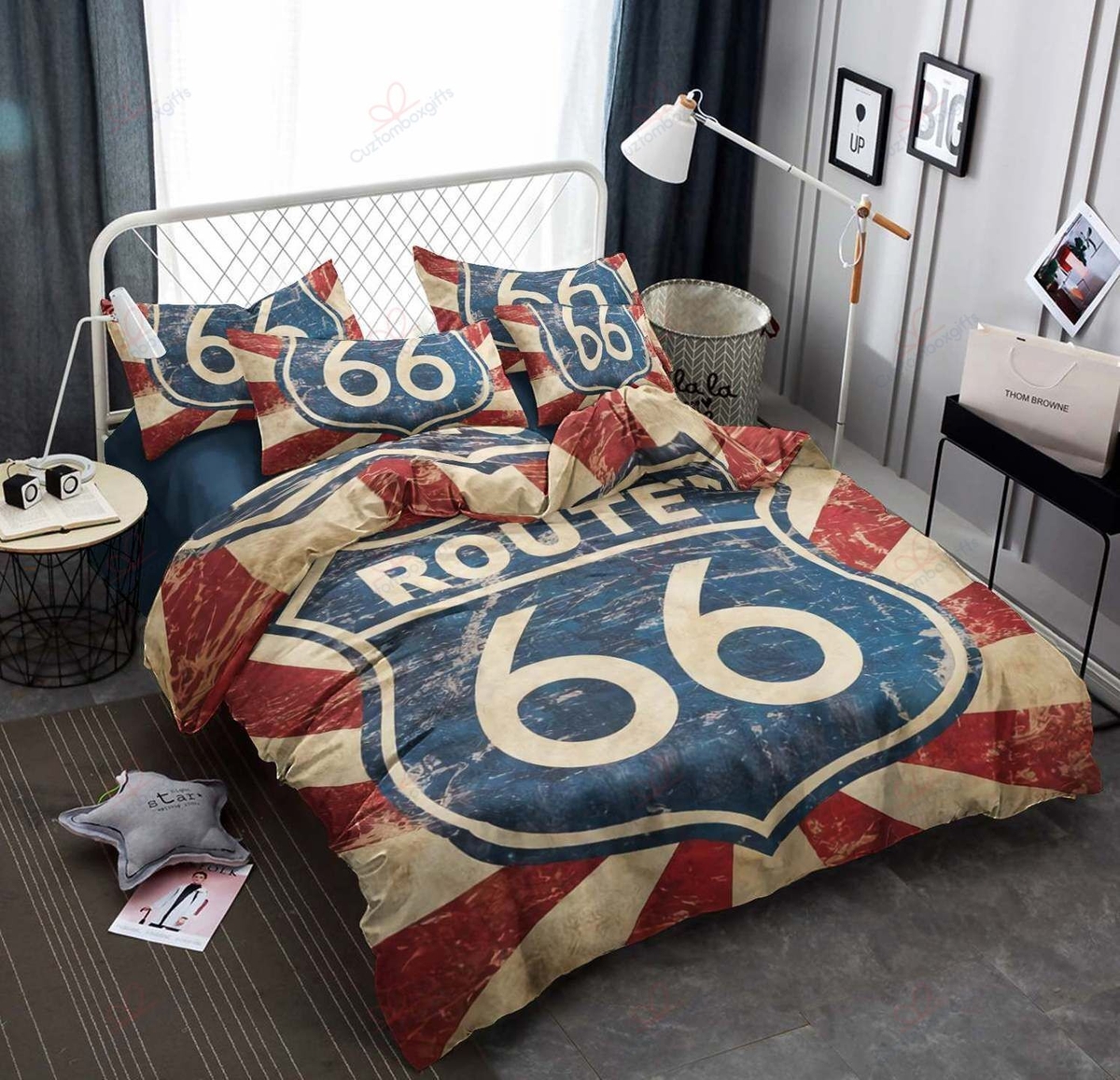 Route Bed Sheets Spread Duvet Cover Bedding Set - Unique Anime Apparel for Fans